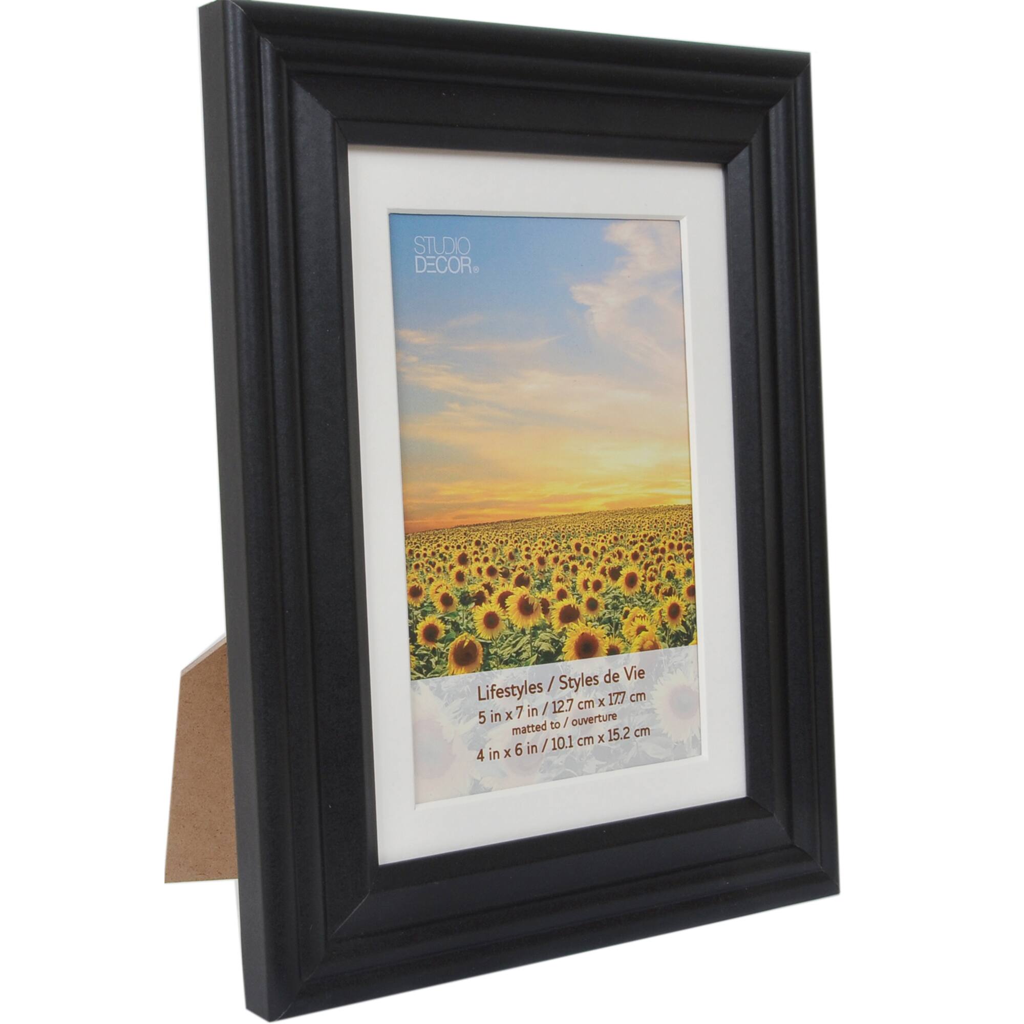 5 Pack Lifestyles Black Frame with Mat by Studio Decor®